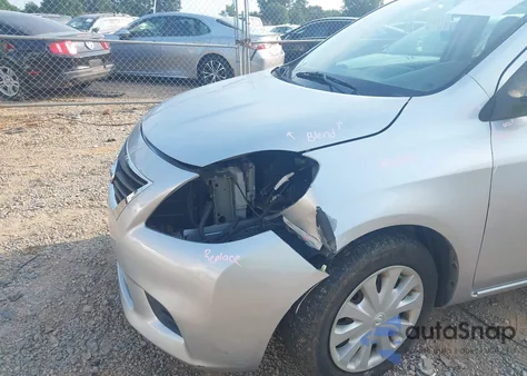 2012 Nissan Versa 1.6 Sv z USA, uszkodzony, nr VIN 3N1CN7AP1CL820844